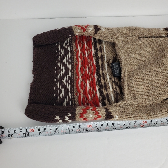 Chilly Dog Hand Knit Dog Sweater Medium??  Hand Knit Moose Moosey Antlers FLAW - Picture 14 of 14